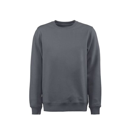Geocaching Sweater ronde hals heren staalgrijs