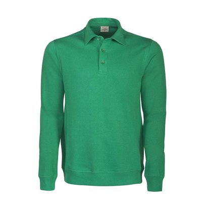 Polosweater heren frisgroen