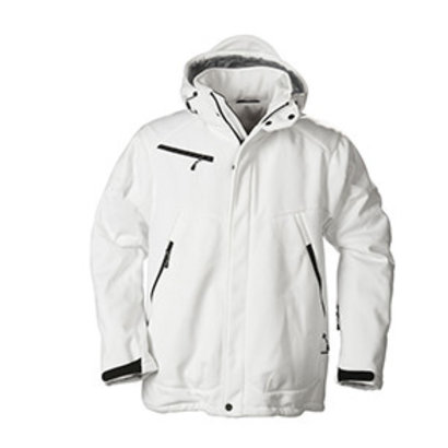 Geocaching softshell skeleton wit