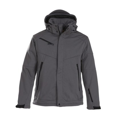 Geocaching softshell skeleton grijs