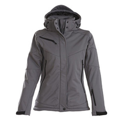 Geocaching softshell skeleton dames grijs