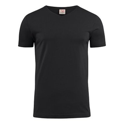 Geocaching v-neck t-shirt heren zwart