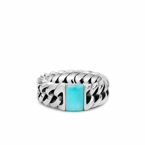 Buddha to Buddha Chain Stone Turquoise Ring 603TQ Buddha to Buddha Chain Stone Turquoise Ring 603TQ