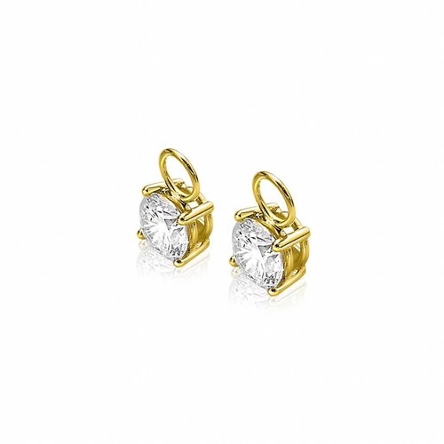 Zinzi Gold Geelgouden Creoolhangers ZGCH143 Zinzi Gold Geelgouden Creoolhangers ZGCH143