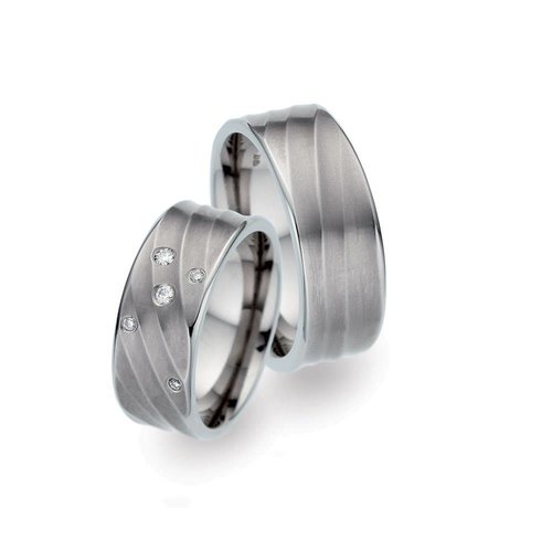 TitanFactory Titanium trouwringen 52360/52359 TitanFactory Titanium trouwringen 52360/52359