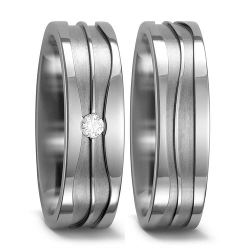 TitanFactory Titanium trouwringen 52396 TitanFactory Titanium trouwringen 52396