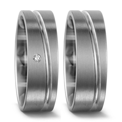 TitanFactory Titanium trouwringen 51447 TitanFactory Titanium trouwringen 51447