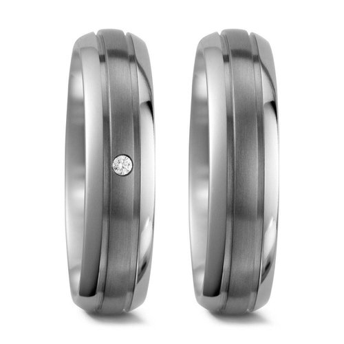 TitanFactory Titanium trouwringen 51256 TitanFactory Titanium trouwringen 51256
