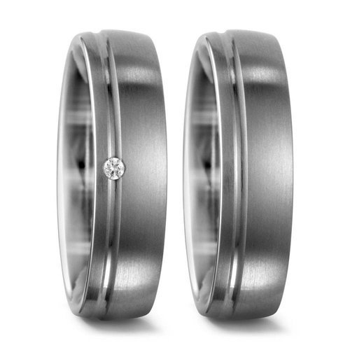 TitanFactory Titanium trouwringen 51423 TitanFactory Titanium trouwringen 51423