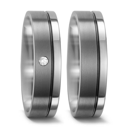TitanFactory Titanium trouwringen 51252 TitanFactory Titanium trouwringen 51252