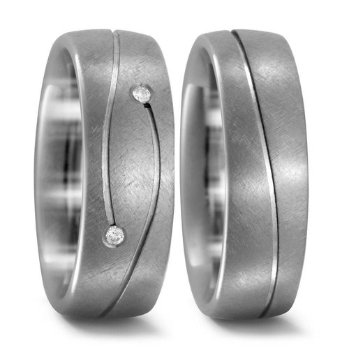 TitanFactory Titanium trouwringen 51925 TitanFactory Titanium trouwringen 51925