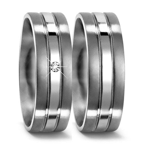 TitanFactory Titanium trouwringen 50928 TitanFactory Titanium trouwringen 50928