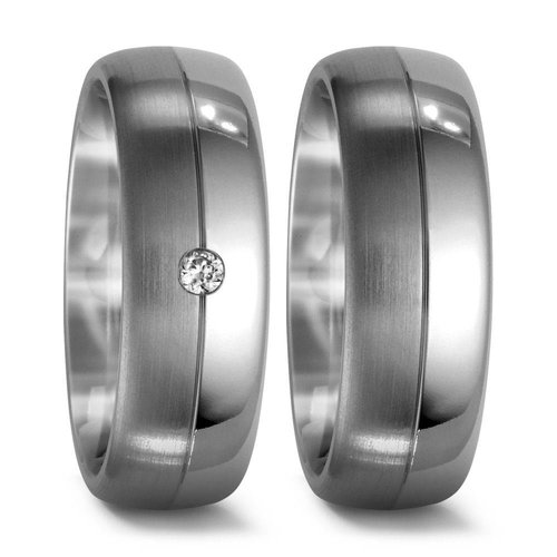 TitanFactory Titanium trouwringen 51337 TitanFactory Titanium trouwringen 51337
