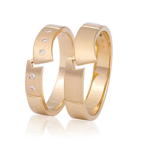 ItaloDesign Gouden trouwringen FAM6 ItaloDesign Gouden trouwringen FAM6