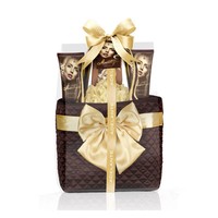 Adelante Geschenkset showergel, bodylotion, badkorrels en spons 200ml