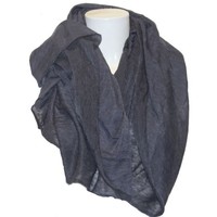 Damen Schal grau-blau