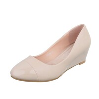 Damen Keilabsatz beige