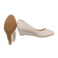 Damen Keilabsatz beige