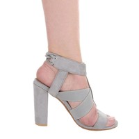 Ladies Open High Heel - grau