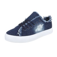 Baskets pour femmes - Bleu foncé