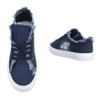 Baskets pour femmes - Bleu foncé
