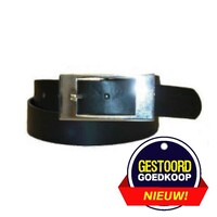 Gürtel schwarz mit quadratischer Schnalle