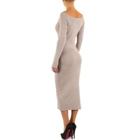 Damen Kleid von Moewy one size - beige