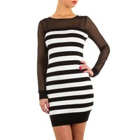 Damen Kleid von Enzoria Gr. one size - black