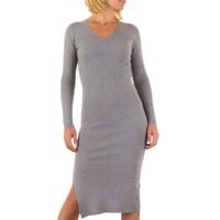 Damen Kleid von Mc Lorene Gr. one size - grey