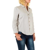 Damen Bluse von By Julie - grey
