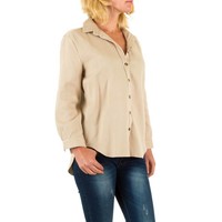 Damen Bluse von By Julie - beige