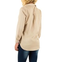 Damen Bluse von By Julie - beige
