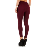 Damen Leggings von Best Fashion one size - red