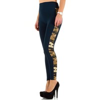 Damen Leggings von Best Fashion one size - blue