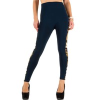 Damen Leggings von Best Fashion one size - blue
