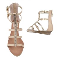 Damen Sandaletten - beige