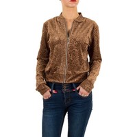 Damen Jacke - taupe