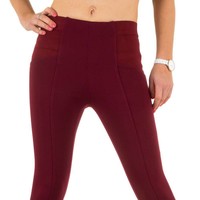 Damen Jeans von Best Emilie - Dunkelrot