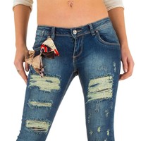 Damen Jeans von Mozzaar - blue
