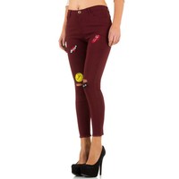 Damen Jeans von Girl Vivi - wine