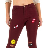 Damen Jeans von Girl Vivi - wine