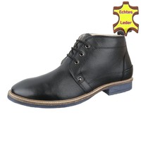 Leder Herren Freizeitschuhe von COOLWALK - black