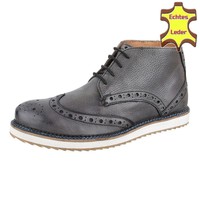 Leder Herren Freizeitschuhe von COOLWALK - grey