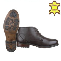 Leder Herren Freizeitschuhe von COOLWALK - brown