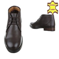 Leder Herren Freizeitschuhe von COOLWALK - brown