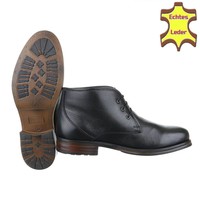 Leder Herren Freizeitschuhe von COOLWALK - black