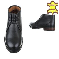 Leder Herren Freizeitschuhe von COOLWALK - black