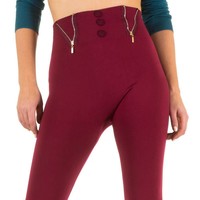 Damen Leggings von Best Fashion one size - wine