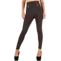 Damen Leggings von Best Fashion Gr. one size - brown