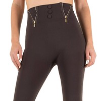 Damen Leggings von Best Fashion Gr. one size - brown